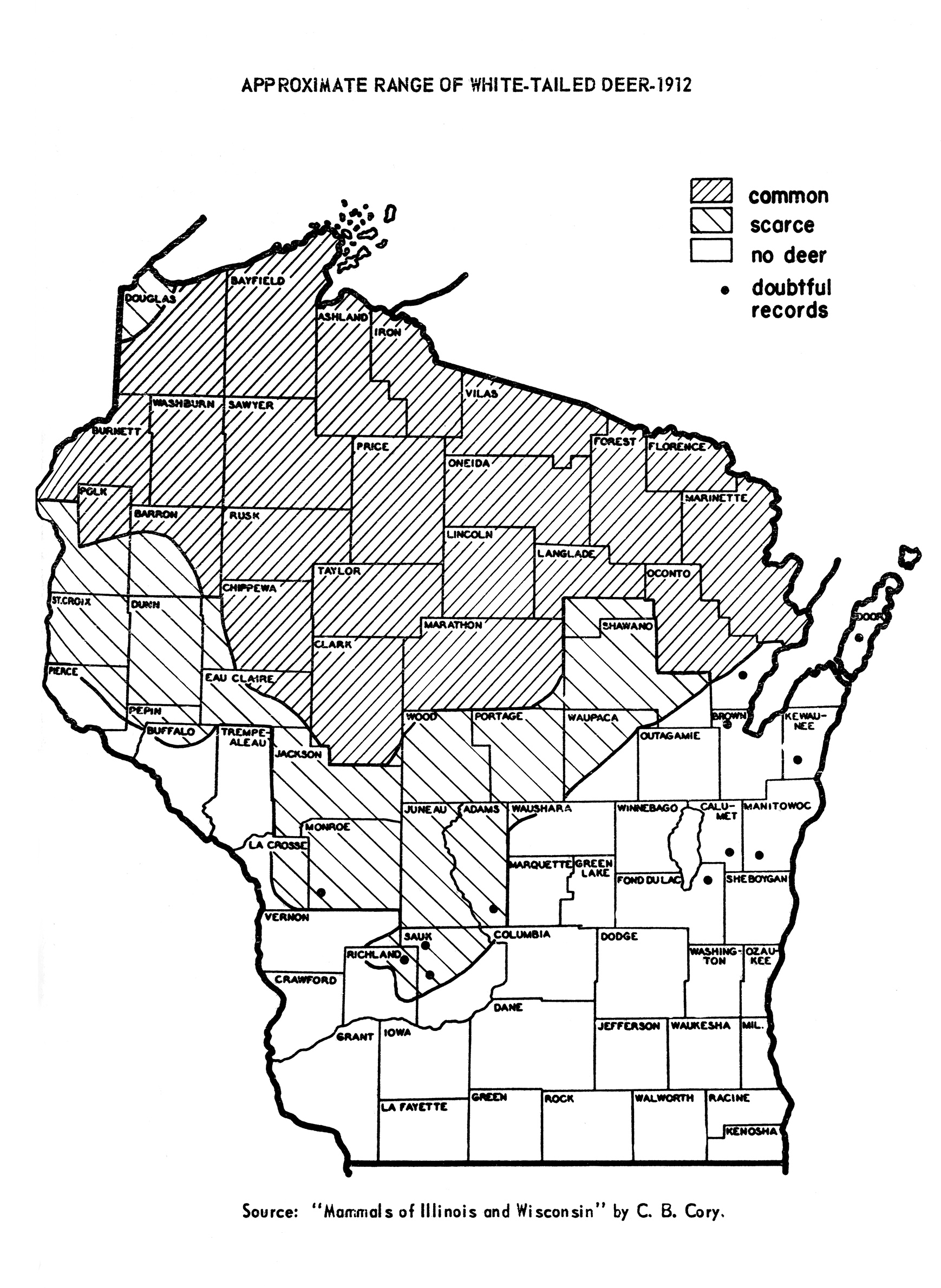 Deer Movement Chart Wisconsin