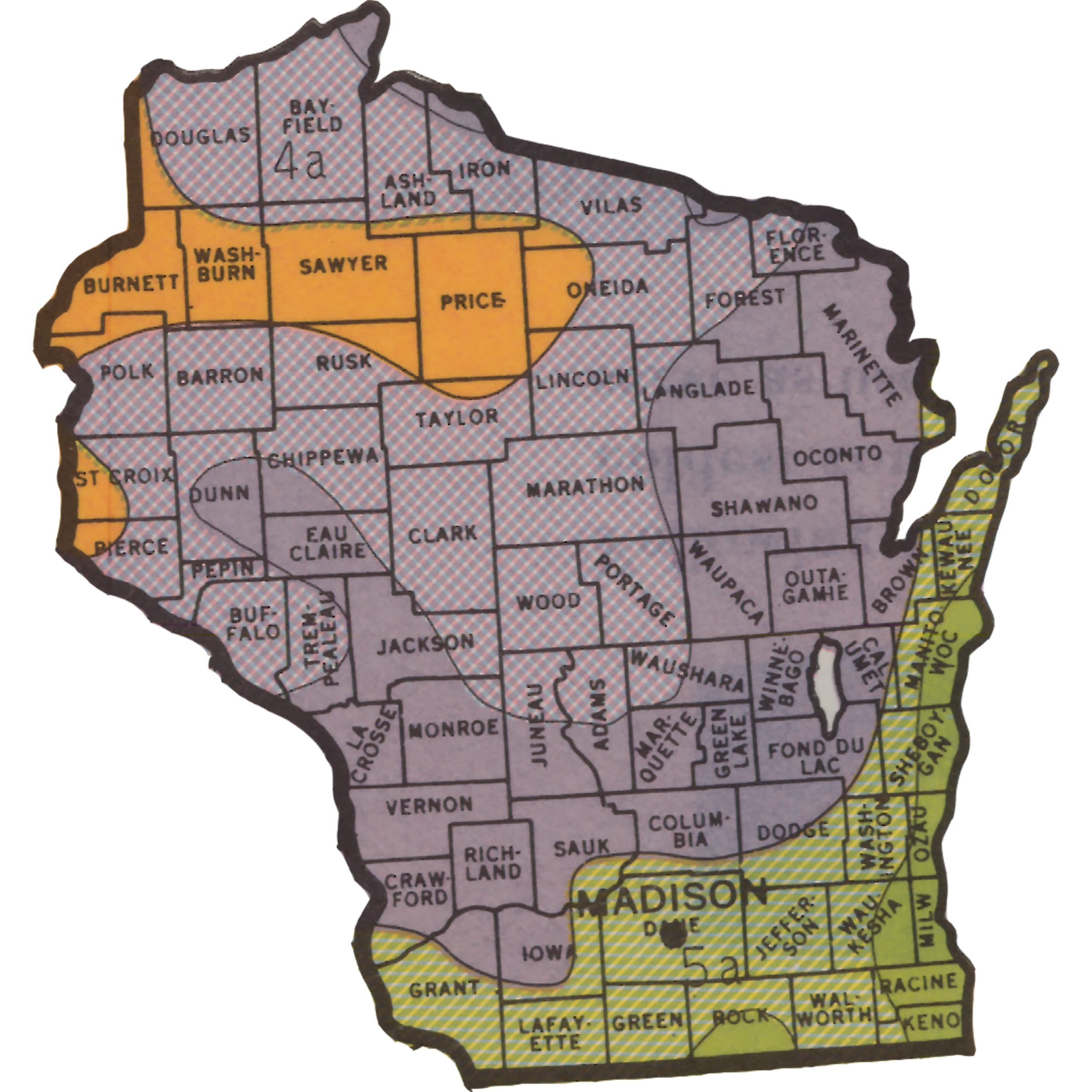 which time zone is wisconsin in