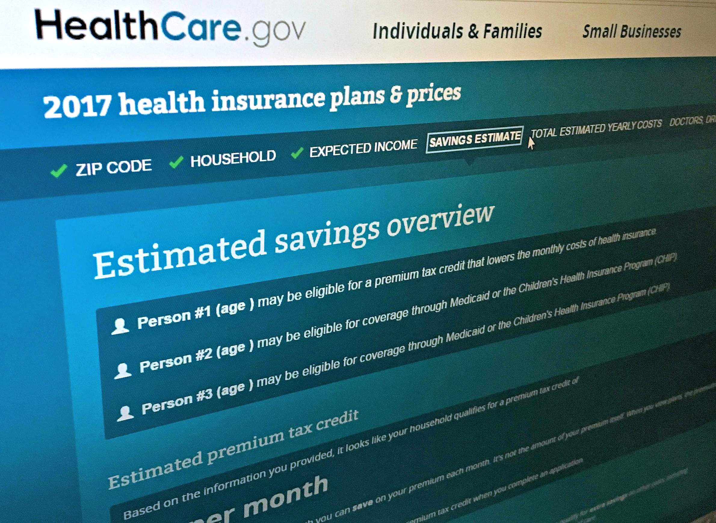 Obamacare Subsidy Chart 2017